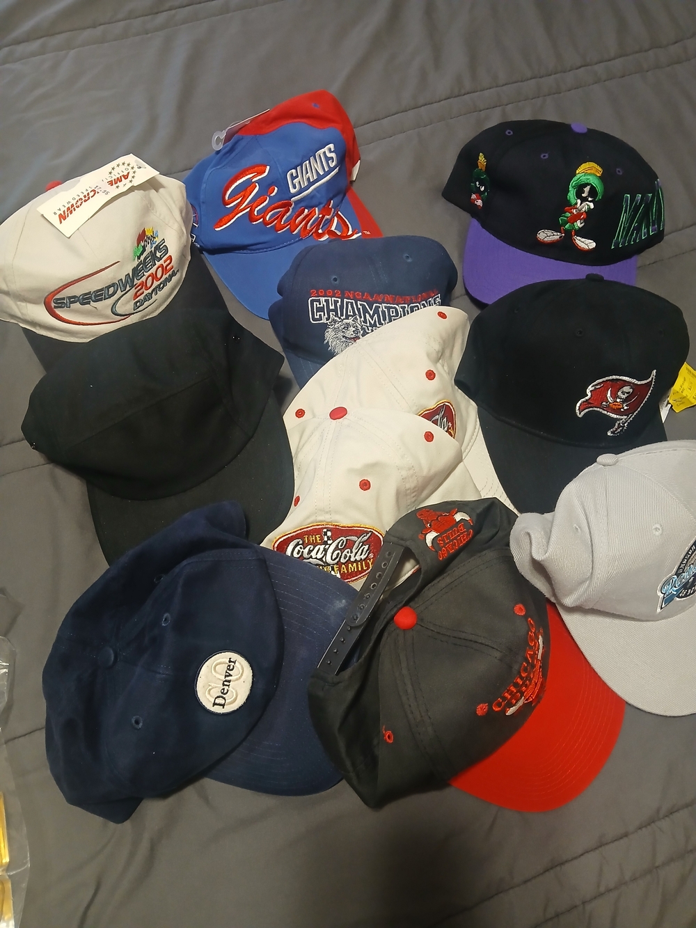 Giants Kids Red and Blue Baseball Cap - Unbranded